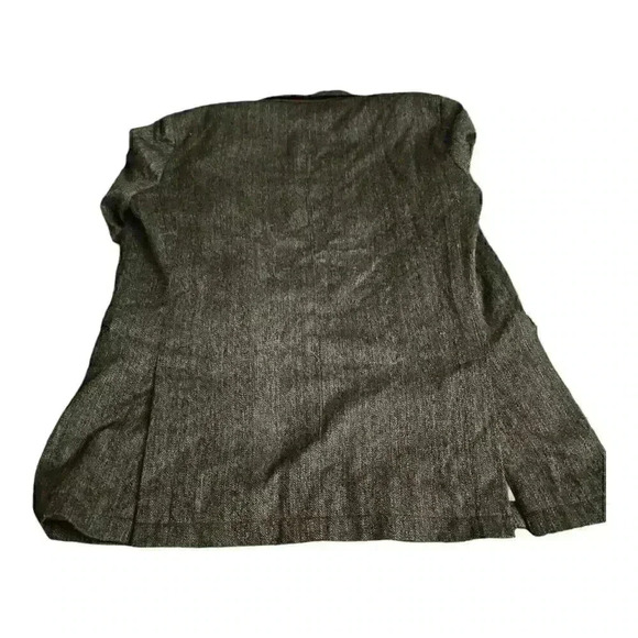 Joseph Abboud Blazer Jacket Men L Gray Two Button Elbow Patch Wool Classic Fit - Picture 5 of 5